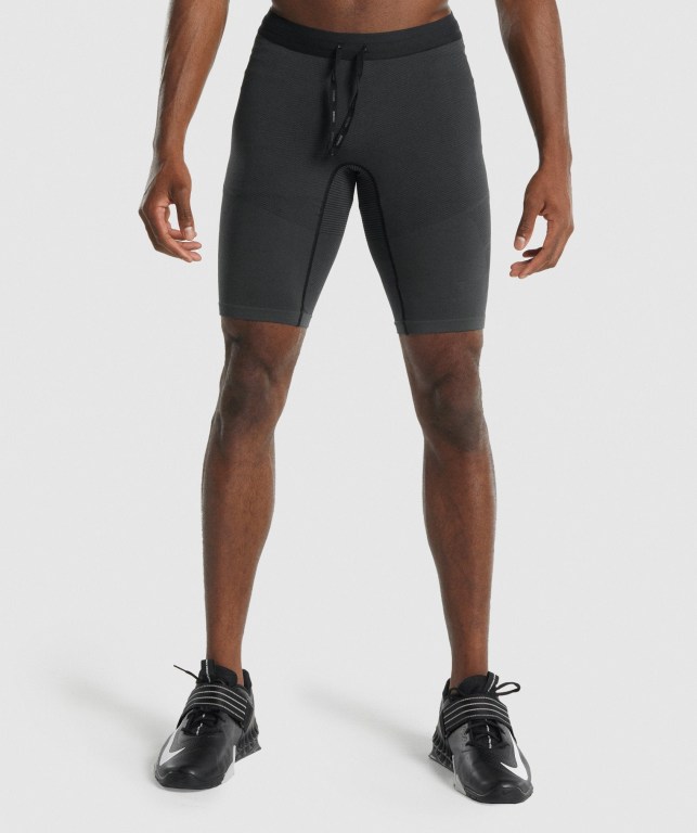 Bermudas Gymshark 315 1/2 Tight Hombre Grises | SYcSIb1OzKx