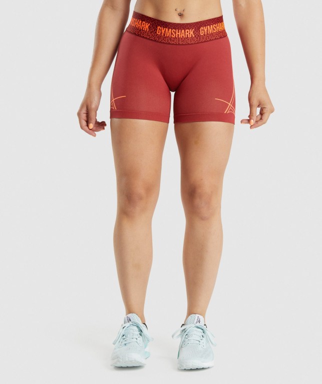 Bermudas Gymshark Apex Seamless Low Rise Mujer Vino | tnXt2hMAEAM