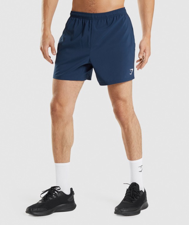 Bermudas Gymshark Arrival 5" Hombre Azul Marino | AOzgnsbOUvE