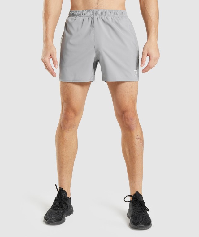 Bermudas Gymshark Arrival 5" Hombre Grises | r7HwZeDfjyp