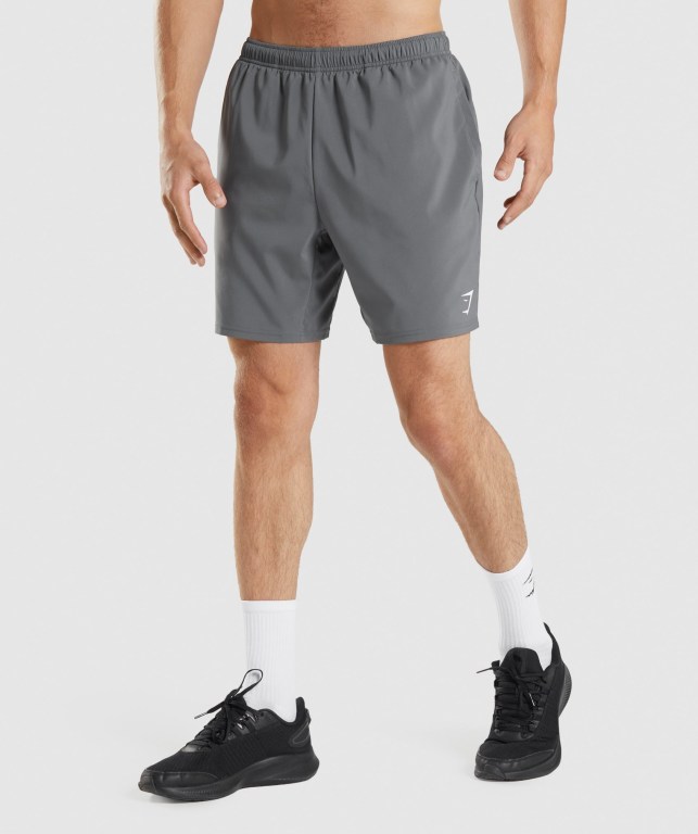 Bermudas Gymshark Arrival 7" Hombre Grises | PXhlCCCvGDh