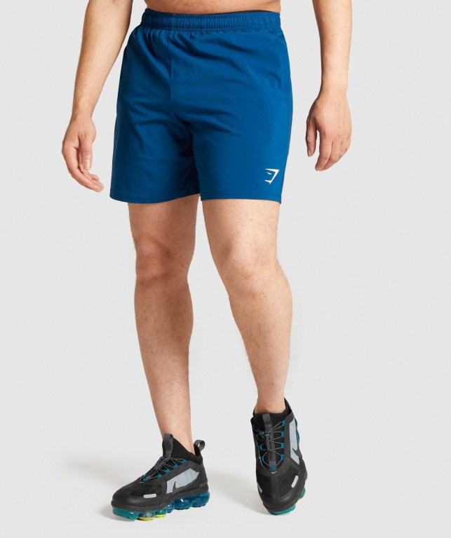 Bermudas Gymshark Arrival Hombre Azules | JwBJsr6Szrn