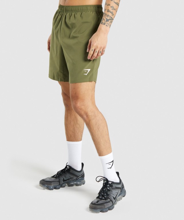 Bermudas Gymshark Arrival Hombre Verdes Oscuro | 4Uhv6I6Z4eg