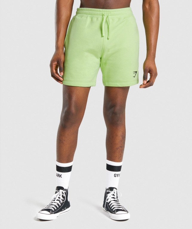 Bermudas Gymshark Crest Hombre Verdes | MBQoXGLnb4o