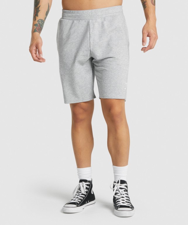 Bermudas Gymshark Critical 2.0 9" Hombre Grises Claro | i31KHLXqvSD