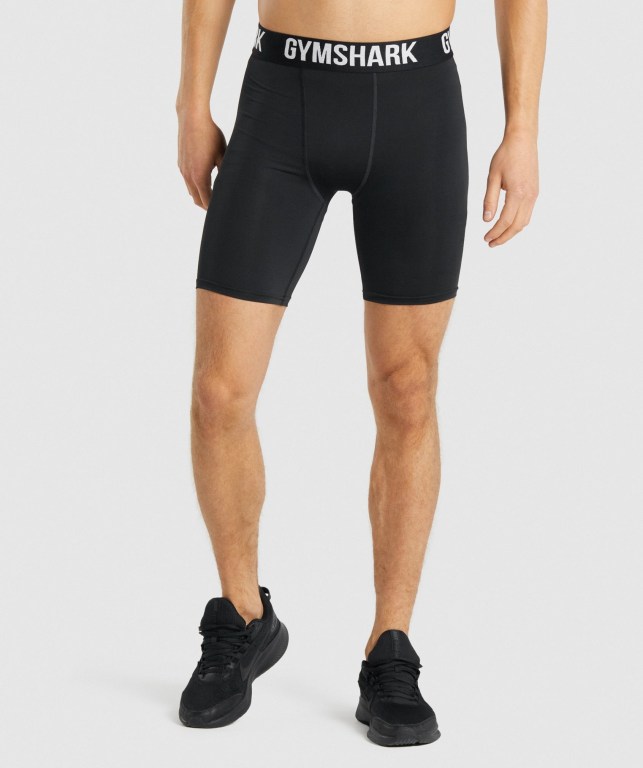 Bermudas Gymshark Element Baselayer Hombre Negros | 2PNIxJENI6e