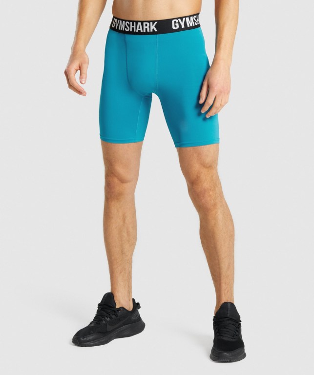 Bermudas Gymshark Element Baselayer Hombre Azules | j1tjmWqqbTY