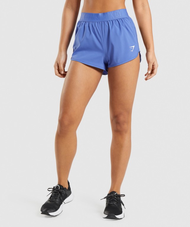 Bermudas Gymshark Entrenamiento Loose Fit Mujer Azules | ods1kEsXm6S