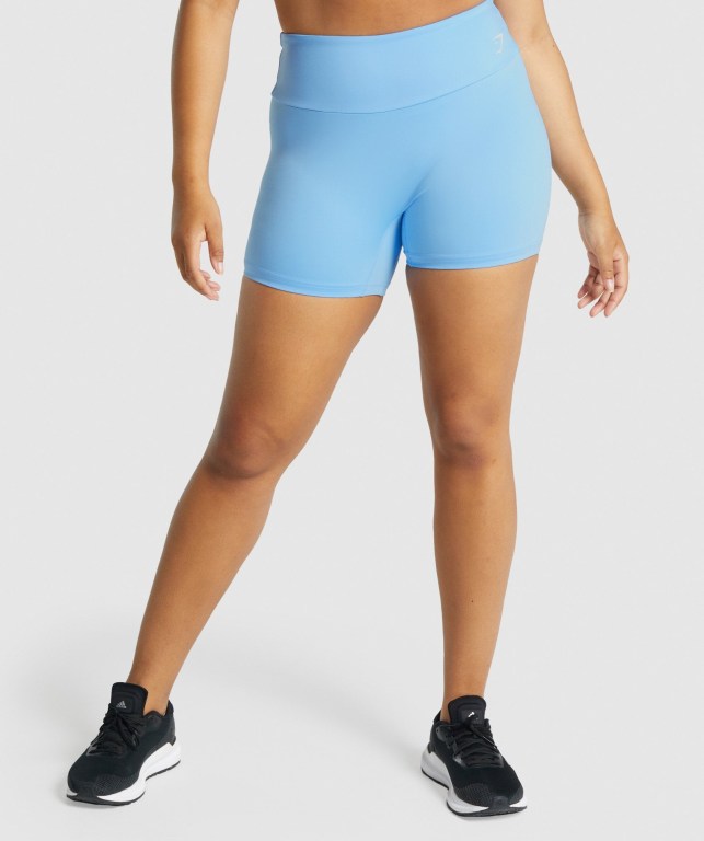 Bermudas Gymshark Entrenamiento Mujer Azules Claro | 43IaCZkqTpd