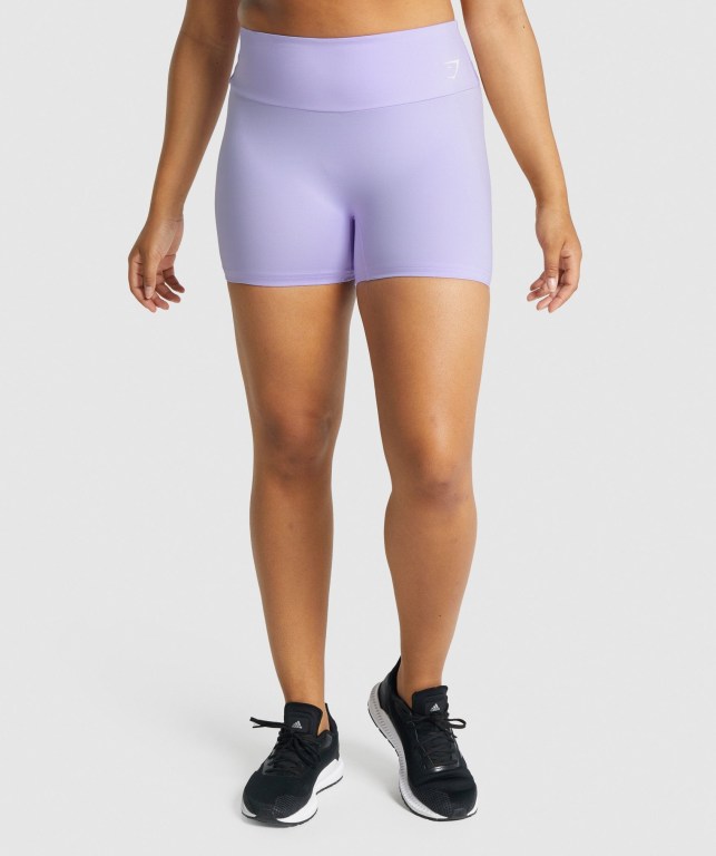 Bermudas Gymshark Entrenamiento Mujer Morados Claro | VSsq7hAWyrE