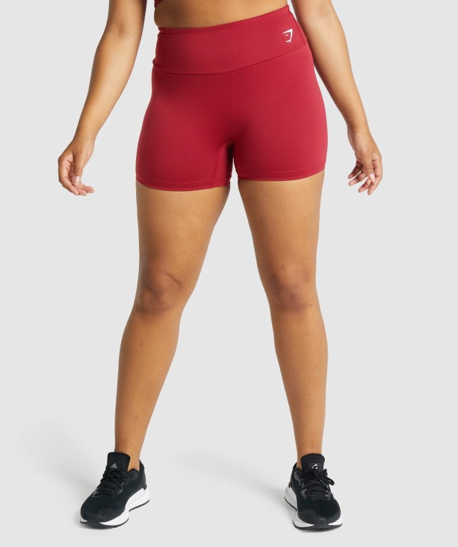 Bermudas Gymshark Entrenamiento Mujer Vino | AZX24d2JID5