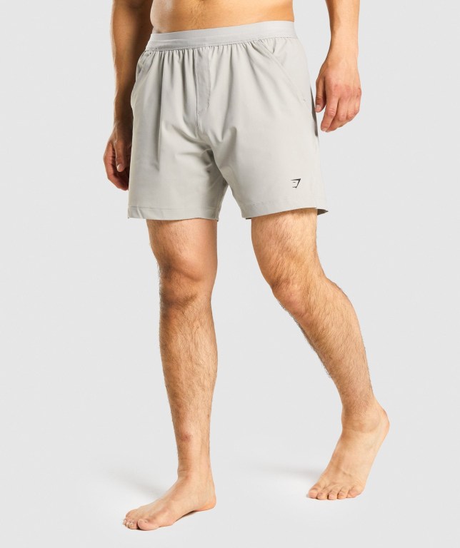 Bermudas Gymshark Studio Hombre Grises | DGRwjl6fxO9