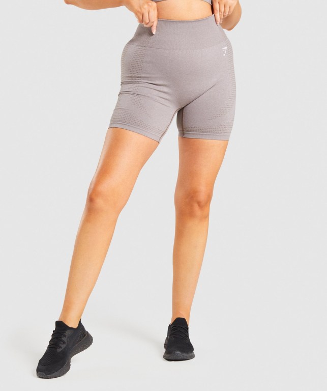 Bermudas Gymshark Vital Seamless 2.0 Mujer Grises Marrom | cfPMPW2iqrl