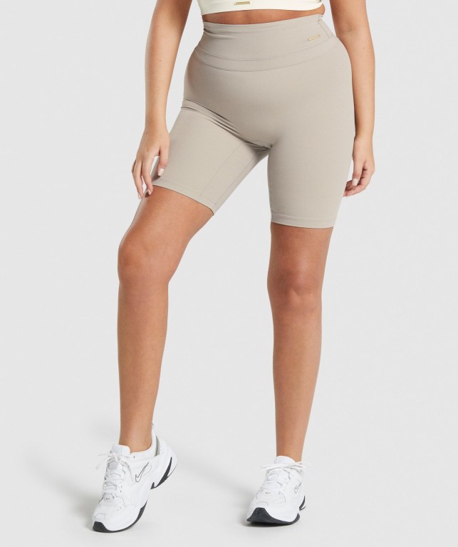 Bermudas Gymshark Whitney Cycling Mujer Blancos | sktkzI3POy5