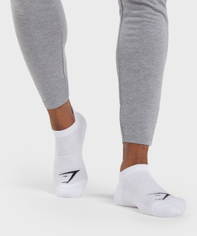 Calcetines Gymshark Ankle 3pk Hombre Blancos | cZm1SAJjmMx