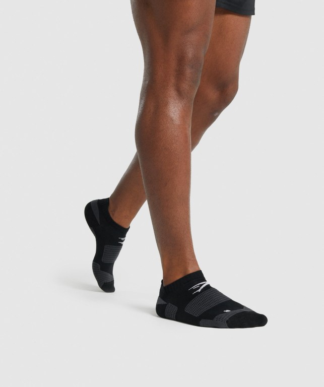 Calcetines Gymshark Ankle Performance Hombre Negros | ENsvbPFZ9sw