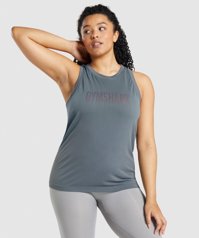 Camiseta De Tirantes Para Correr Gymshark Fit Seamless Mujer Grises | fCkliu3xOrZ