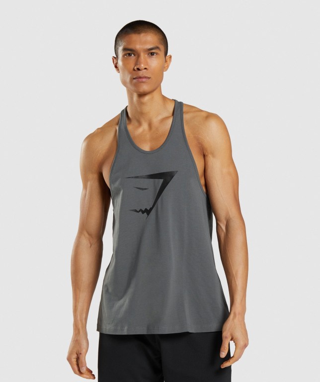 Chalecos Gymshark Sharkhead Infill Hombre Grises | L8bUAnZLCcF