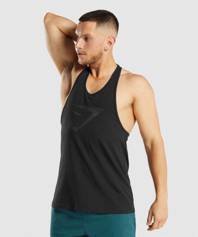 Chalecos Gymshark Sharkhead Infill Hombre Negros | SG3zr7P6yY5