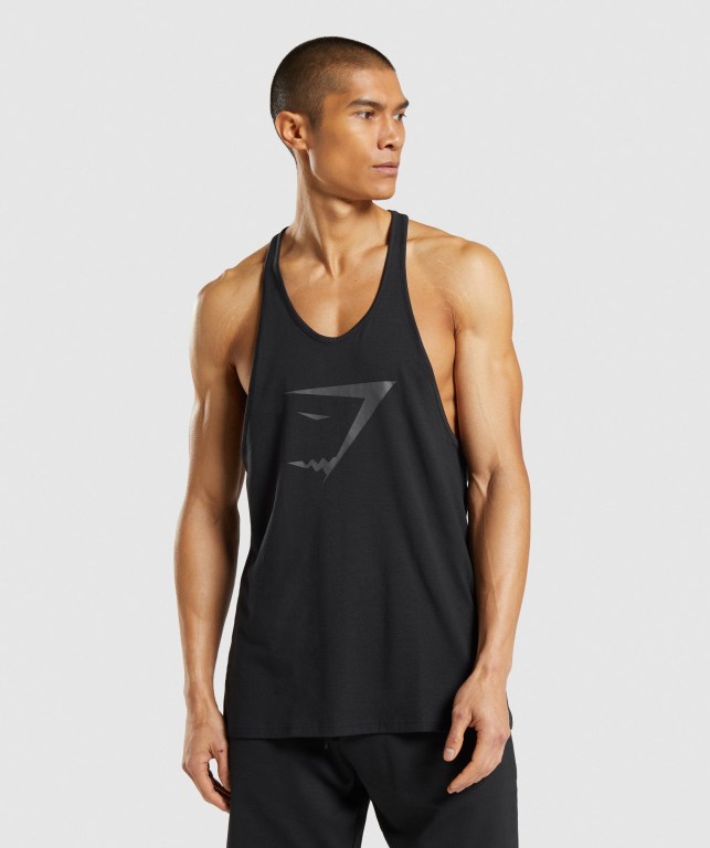 Chalecos Gymshark Sharkhead Infill Hombre Negros | Uuq9UuKsbzp