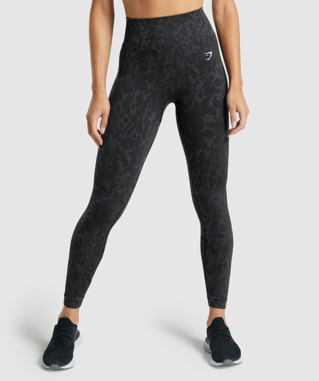 Leggins Gymshark Adapt Animal Seamless Mujer Negros | SeIrRF9FHtg