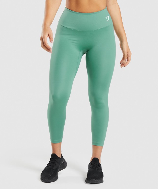 Leggins Gymshark Entrenamiento 7/8 Mujer Verdes | PGGYST2HrHr