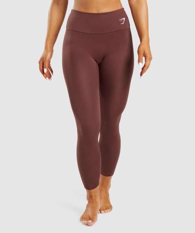 Leggins Gymshark Entrenamiento Mujer Rosas Marrom | hsyGt2m2SCt