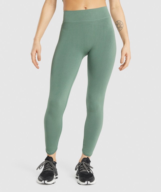 Leggins Gymshark Pause Seamless Mujer Verdes | rlNLJlPf7Qv