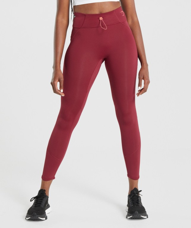 Leggins Gymshark Pulse Mujer Vino | Eye4U3MiZFN