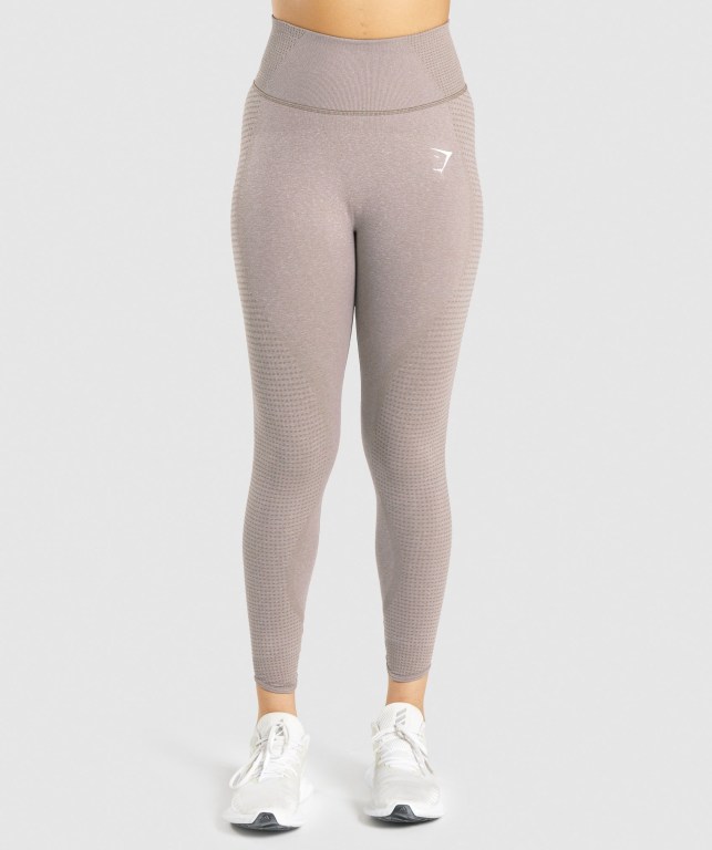 Leggins Gymshark Vital Rise Seamless Mujer Grises Marrom | 1d43aydcYHK