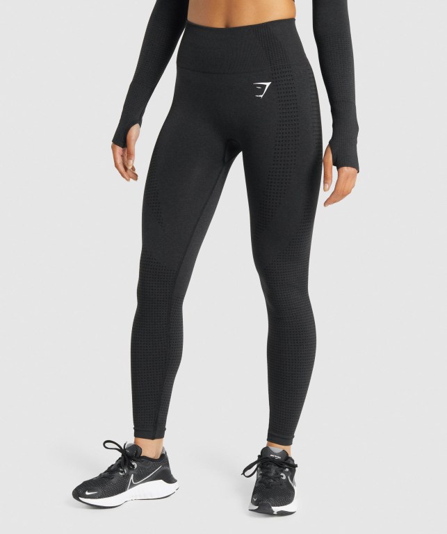 Leggins Gymshark Vital Seamless 2.0 Mujer Negros | 81vaD3gUHs4