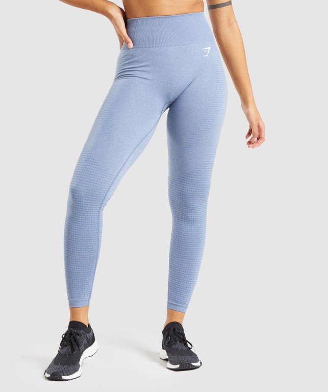 Leggins Gymshark Vital Seamless 2.0 Mujer Azules | QcAHaKe3fra