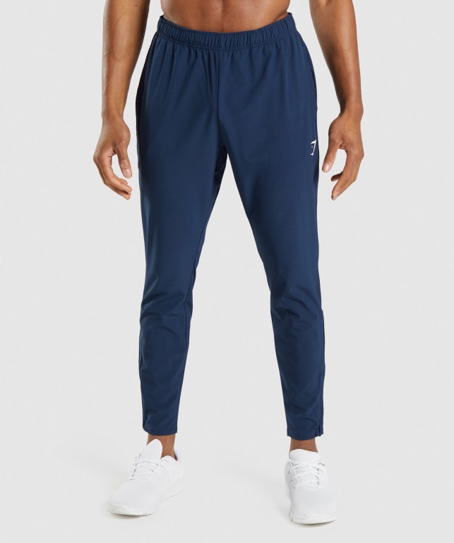 Pantalones Jogger Gymshark Arrival Woven Hombre Azul Marino | 3NhxkqUthi6