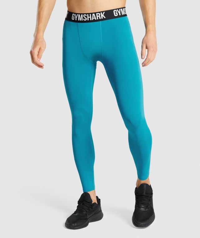 Pantalones Jogger Gymshark Element Baselayer Hombre Azules | m1jmV69XW6u