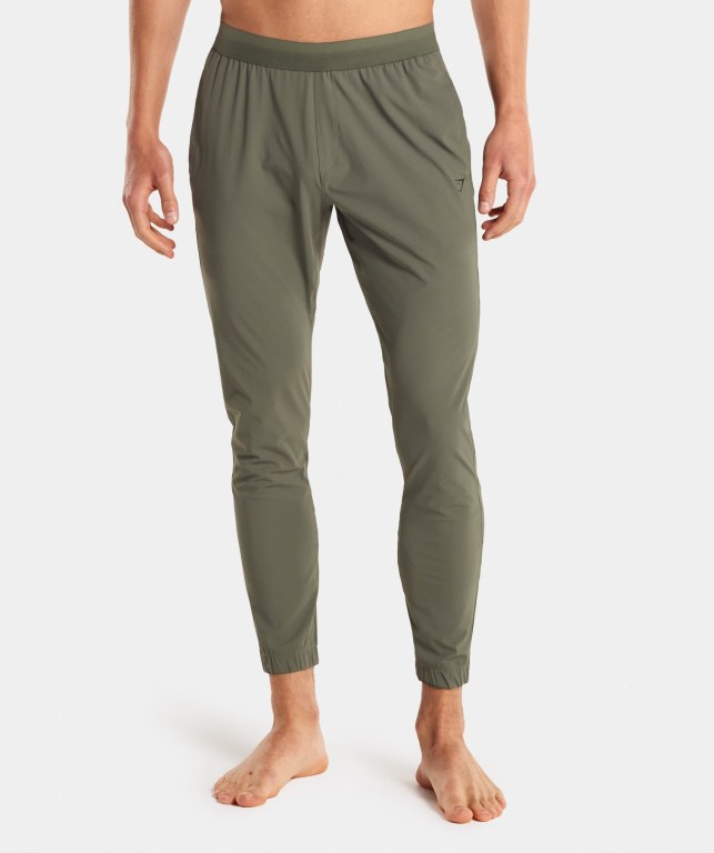 Pantalones Jogger Gymshark Studio Hombre Verdes | OjA2WpnT2ch