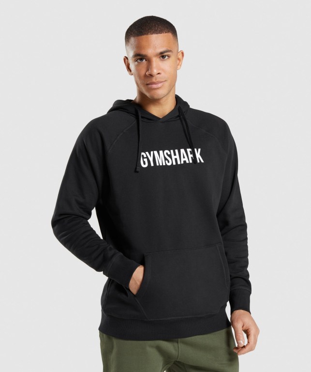 Pullover Gymshark Apollo Hombre Negros | Gr9OVtxFiMv