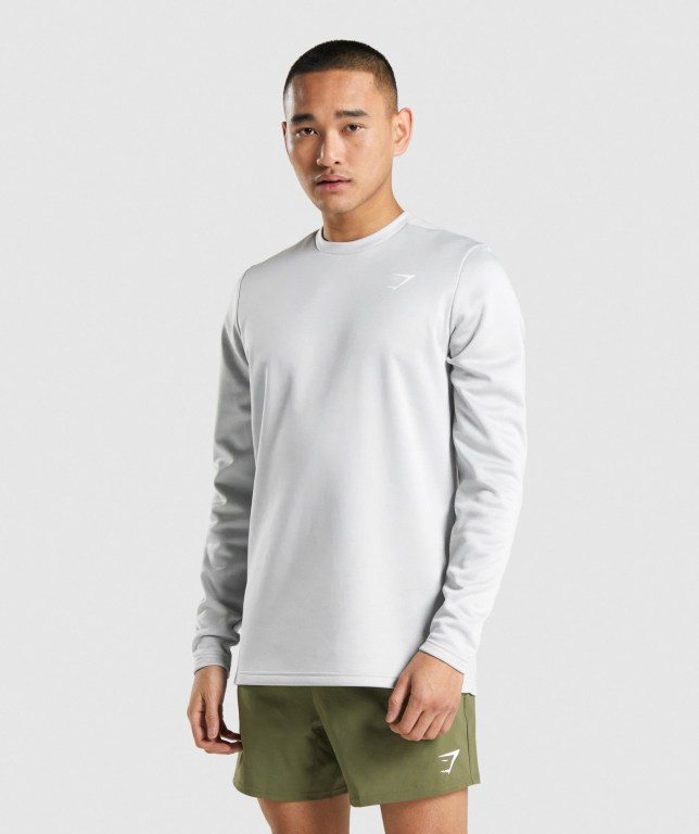 Pullover Gymshark Arrival Crew Sweatshirt Hombre Grises Claro | p8tEvaXeiqc