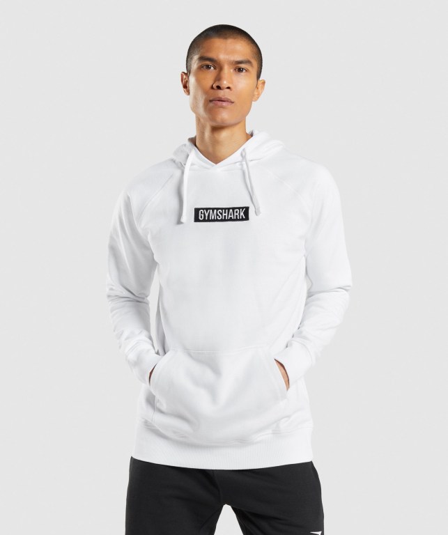 Pullover Gymshark Central Hombre Blancos | yzTYpe1ouzX