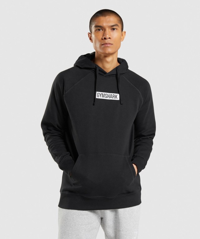 Pullover Gymshark Central Hombre Negros | ozSOB2jl26i