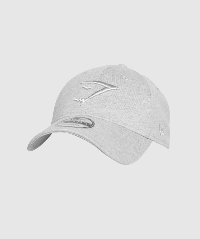 Sombreros Gymshark New Era 9FORTY Adjustable Hombre Grises | HrgKLslhaQV