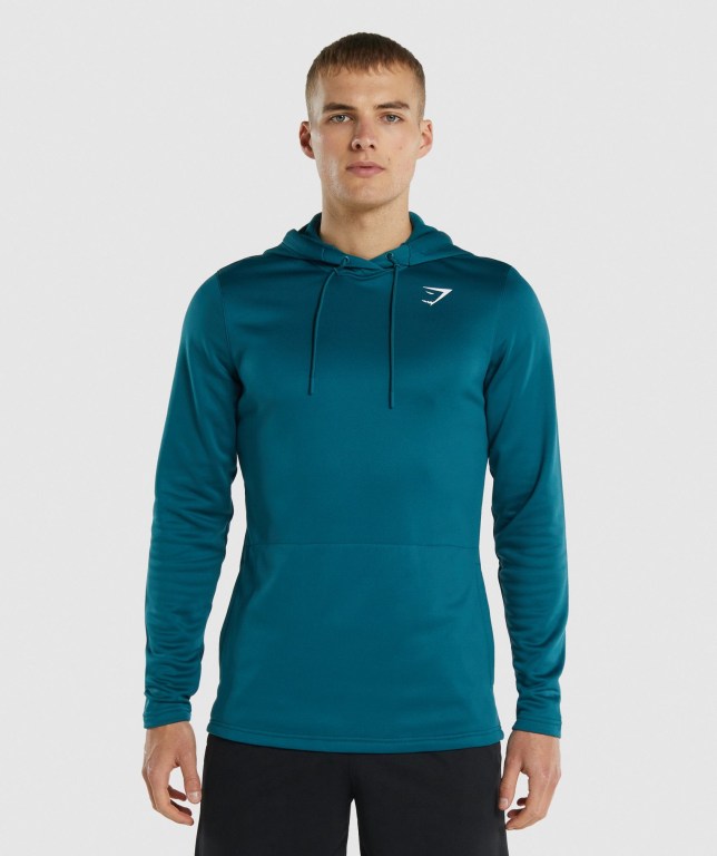 Sudadera Con Capucha Gymshark Arrival Hombre Turquesa | 6DU7y596IPU