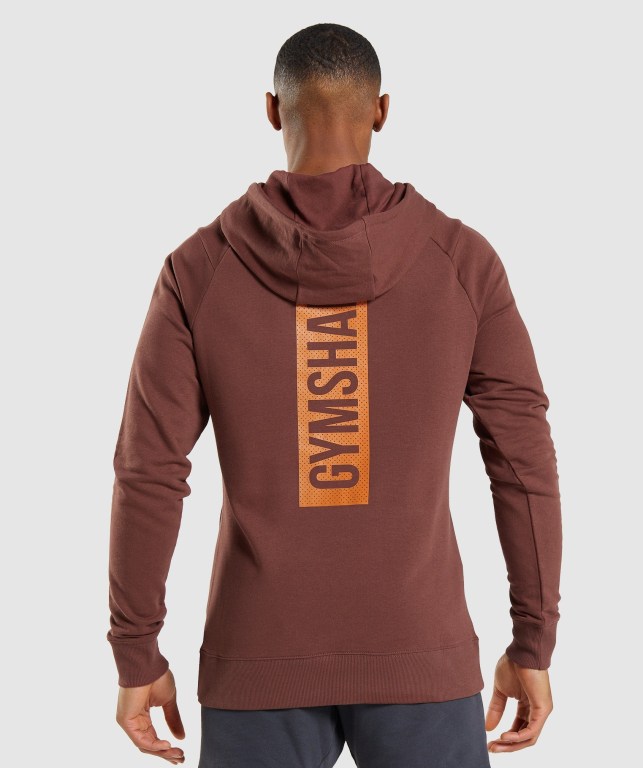 Sudadera Con Capucha Gymshark Bold Hombre Rosas Marrom | zznVfDUYKuc