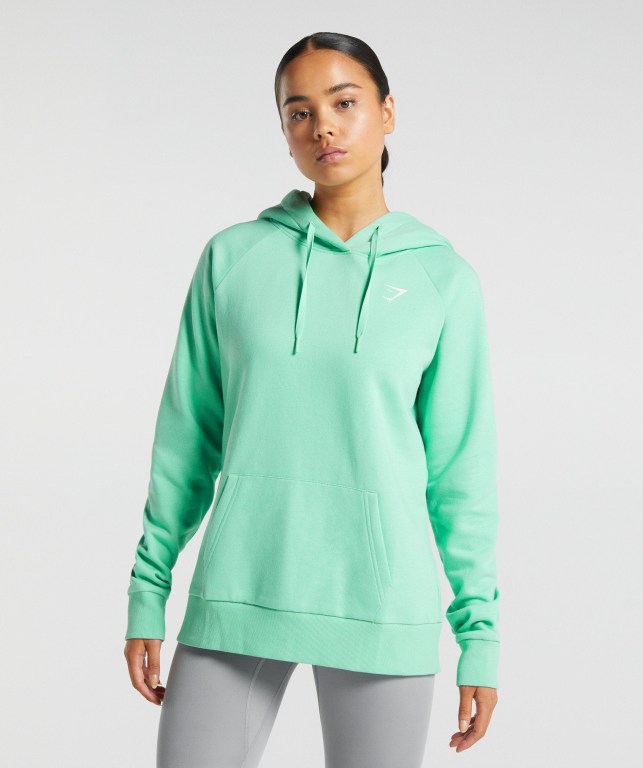 Sudadera Con Capucha Gymshark Entrenamiento Mujer Verdes Claro | UGPqim9P9ZR