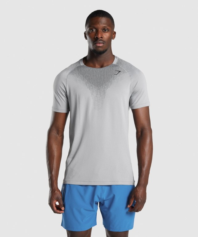 Sudaderas Gymshark Apex Contrast Seamless Hombre Grises | xDWHHHHKTHK