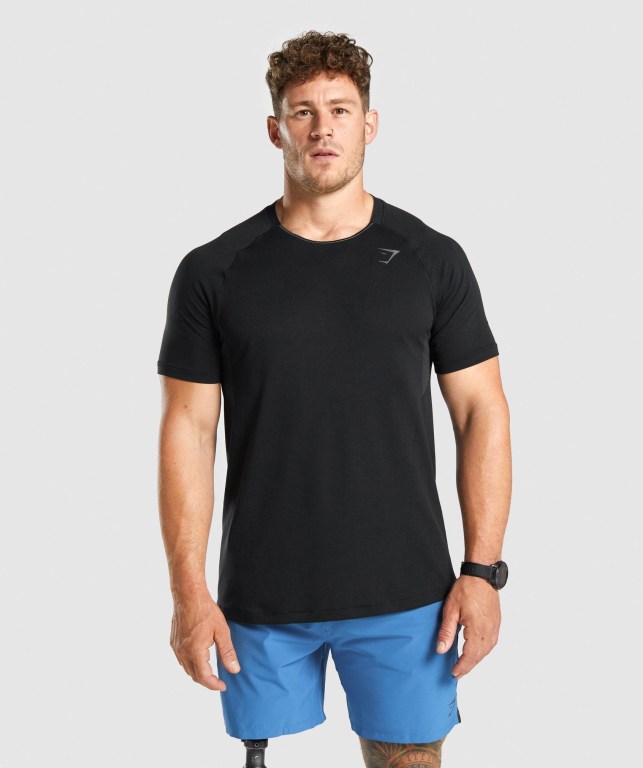 Sudaderas Gymshark Apex Seamless Hombre Negros | EmIjZ7TBKCw