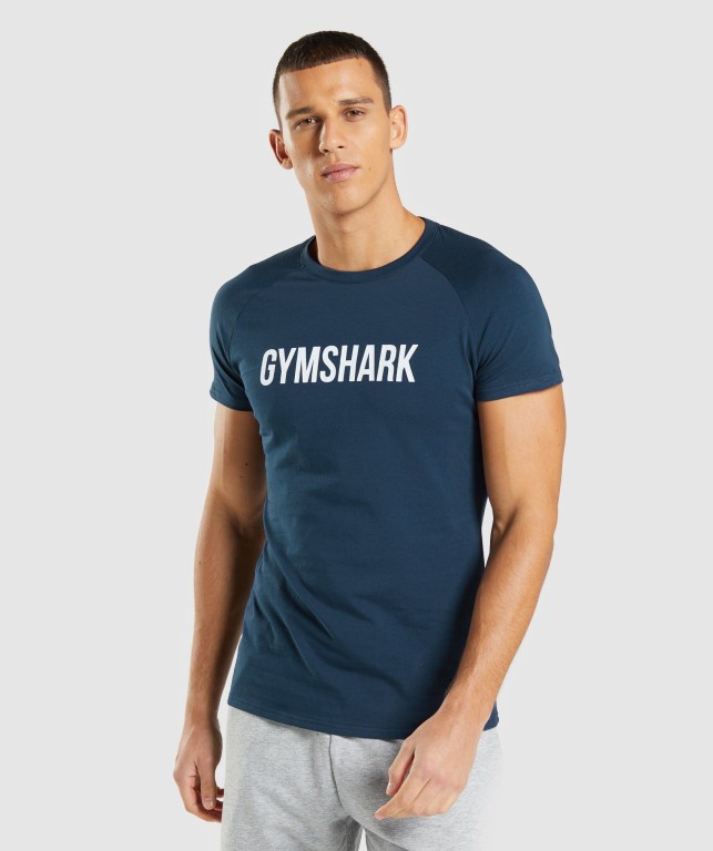 Sudaderas Gymshark Apollo Hombre Azul Marino | nB8BrtQtj5Z