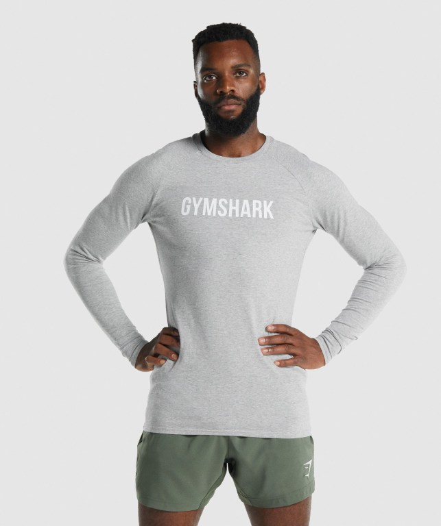 Sudaderas Gymshark Apollo Hombre Grises Claro | XxJS3UF2lPE