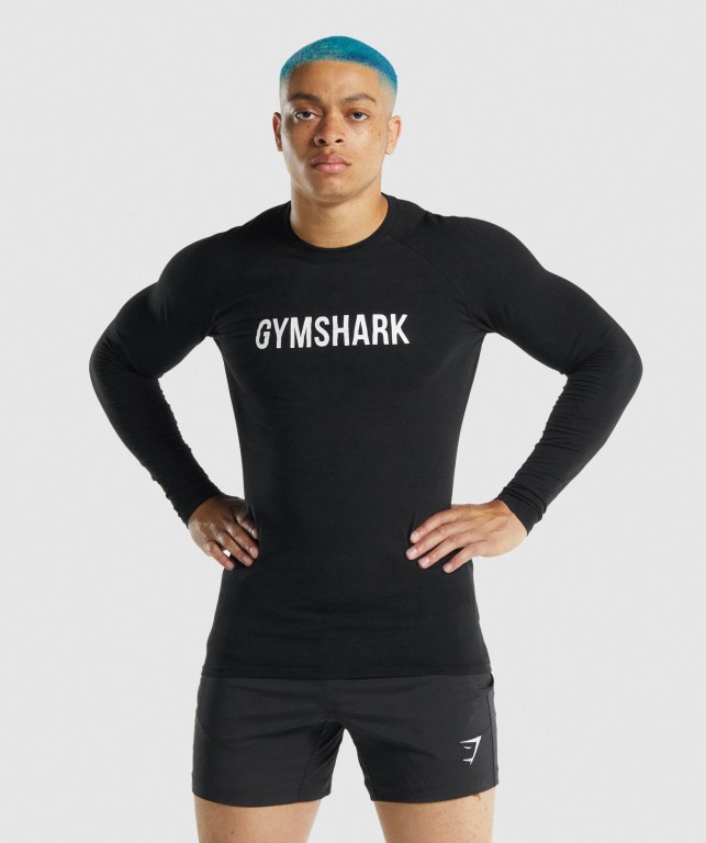 Sudaderas Gymshark Apollo Hombre Negros | 2WvogR51GUt