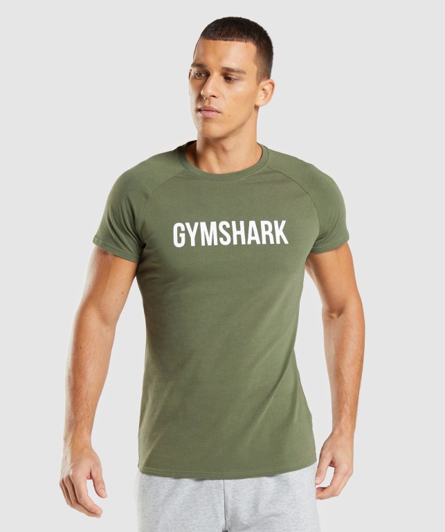 Sudaderas Gymshark Apollo Hombre Verde Oliva | NnPwlFLa9Gb