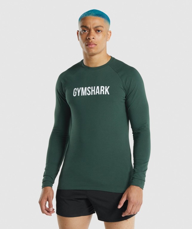 Sudaderas Gymshark Apollo Hombre Verdes Oscuro | CHnHhzNoUHf